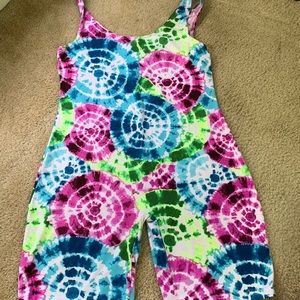 New colorful one piece shorts onesie